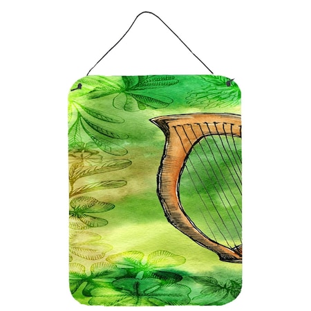 Carolines Treasures Irish Harp Wall or Door Hanging Prints BB5763DS1216